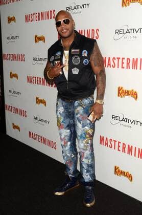 LOS ANGELES - SEP 26: Flo Rida at the Masterminds Premiere at the TCL Chinese Theater on September 26, 2016 in Los Angeles, CA  Copyright: xHPAx