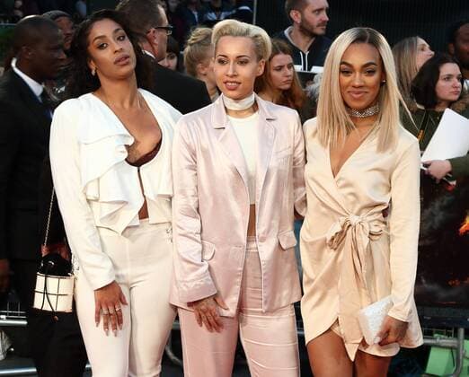 Deepwater Horizon European Premiere London.UK. Stooshe (L-R: Alexandra Buggs. Courtney Rumpold and Karis Anderson) at the Deepwater Horizon European Premiere at Cineworld Leicester Square. 26th September 2016. LMK73-61491-270916. 