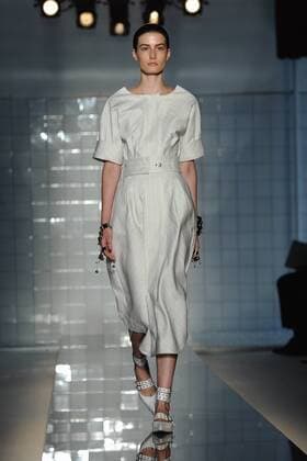 Milan Fashion Week, Women Spring Summer 2017. Milano, Moda Donna, Primavera Estate 2017. MILA SCHON catwalk Pictured: model  Copyright: xRiccardoxGIordanoxSickix