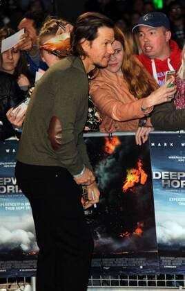 American actor Mark Wahlberg attending the Deepwater Horizon film premiere, at Cineworld Empire Leicester Square in London. SEPTEMBER 26th 2016  MESx163123