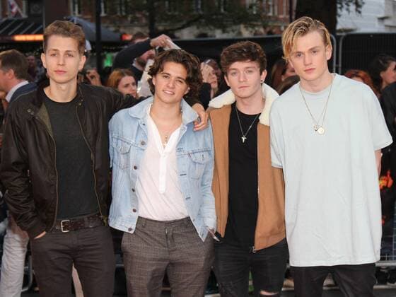 British pop band The Vamps attending the Deepwater Horizon film premiere, at Cineworld Empire Leicester Square in London. SEPTEMBER 26th 2016  MESx163123