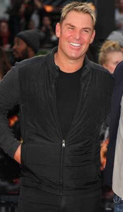 Australian cricketer Shane Warne attending the Deepwater Horizon film premiere, at Cineworld Empire Leicester Square in London. SEPTEMBER 26th 2016  MESx163123