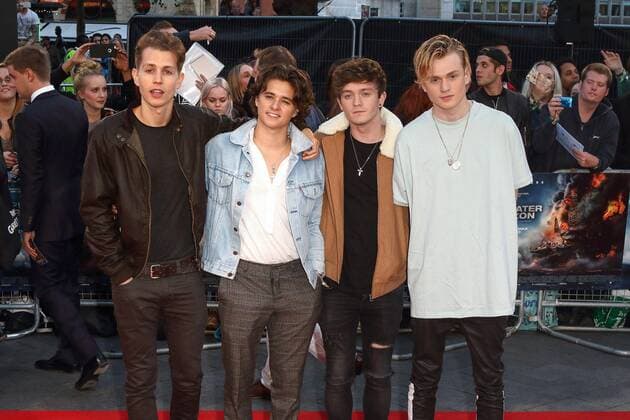 The Vamps bei der Deepwater Horizon Film Premiere am 26.09.2016 in London Deepwater Horizon Kino Premiere in London, 2016 