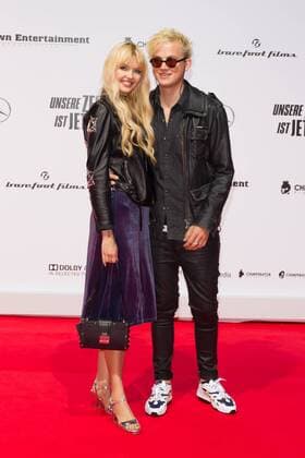 Bonnie Strange und Psaiko Dino - Weltpremiere UNSERE ZEIT IST JETZT im Cinestar Sony Center in Berlin am 27.09.2016. Premiere Unsere Zeit ist Jetzt