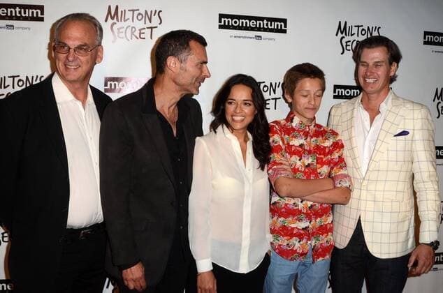 LOS ANGELES - SEP 27: Fred Fuchs, Barnet Bain, Michelle Rodriguez, Percy Hynes White, Sean Buckley at the Milton s Secret Premiere at the TCL Chinese 6 Theaters on September 27, 2016 in Los Angeles, CA  Copyright: xHPAx
