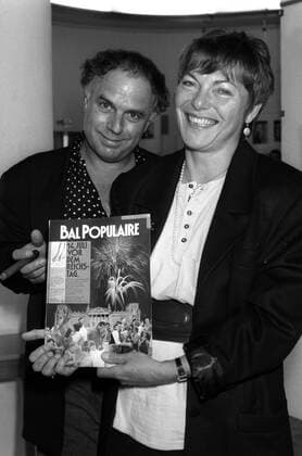 Jerome Savary und Berlins Kultursenatorin Anke Martiny