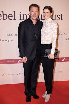 Sebastian Koch und Fritzi Haberland bei der Premiere des Kinoifilms Nebel im August im City Kino. München, 27.09.2016 Foto:xP.xSchönbergerx xFuturexImage