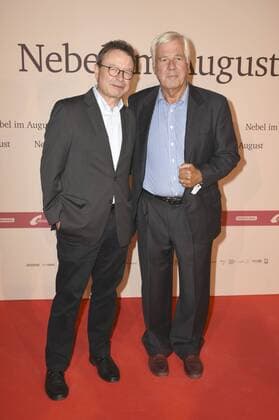 Klaus Schäfer und Michael von Cranach bei der Premiere des Kinoifilms Nebel im August im City Kino. München, 27.09.2016 Foto:xP.xSchönbergerx xFuturexImage