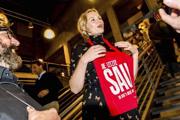 Rosalie Thomass bei der Premiere des Kinofilms Die Letzte Sau im Kino in der Kulturbrauerei. Berlin, 27.09.2016 Foto:xK.xWernerx xFuturexImage