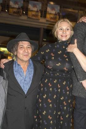 R.P.S. Lanrue (Ton Scheine Scherben) und Rosalie Thomass bei der Premiere des Kinofilms Die Letzte Sau im Kino in der Kulturbrauerei. Berlin, 27.09.2016 Foto:xK.xWernerx xFuturexImage