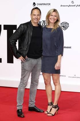 Moritz Lindbergh und Hilly Martinek bei der Premiere des Kinofilms Unsere Zeit ist jetzt im CineStar Sony Center. Berlin, 27.09.2016 Foto:xS.xGabschx xFuturexImage
