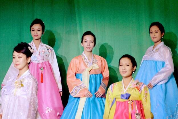 Fashion show in Pyongyang Photo taken Sept. 28, 2016, shows a fashion show in Pyongyang, which was held during an annual clothes trade fair. Apparel manufacturers gathered for the three-day exhibition from all over the country. 