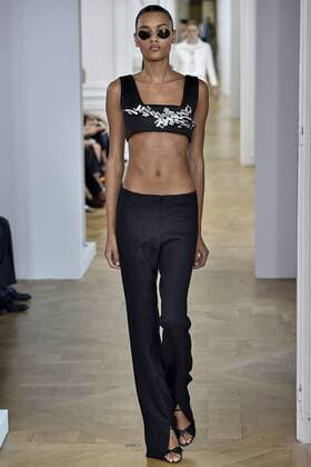 211887 Marineau Starface 2016-09-28 Paris France Paris Fashion week. Defile Courreges Pret-a-porter printemps-ete 2017. CourrÃ¨ges, spring-summer 2017 Paris, France Paris Fashion week. Defile Courreges Ready to wear spring-summer 2017 Editorial Use Only _sans_perso  Copyright: xMarineaux STAR_211887_009