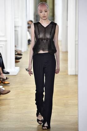 211887 Marineau Starface 2016-09-28 Paris France Paris Fashion week. Defile Courreges Pret-a-porter printemps-ete 2017. CourrÃ¨ges, spring-summer 2017 Paris, France Paris Fashion week. Defile Courreges Ready to wear spring-summer 2017 Editorial Use Only _sans_perso  Copyright: xMarineaux STAR_211887_037