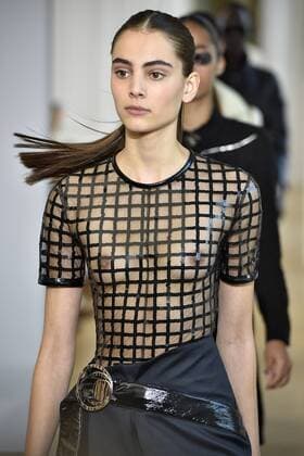 211887 Marineau Starface 2016-09-28 Paris France Paris Fashion week. Defile Courreges Pret-a-porter printemps-ete 2017. CourrÃ¨ges, spring-summer 2017 Paris, France Paris Fashion week. Defile Courreges Ready to wear spring-summer 2017 Editorial Use Only _sans_perso  Copyright: xMarineaux STAR_211887_045
