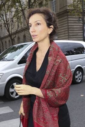 Audrey Azoulay ( Ministre de la Culture ) CELEBRITES : Defile pret a porter Lanvin - Paris - 28 09 2016 GwendolineLeGoff Panoramic 