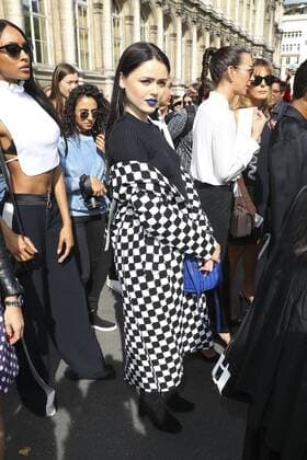 Paris Fashion Week - Gäste der Lanvin show Kristina Bazan CELEBRITES : Defile pret a porter Lanvin - Paris - 28 09 2016 GwendolineLeGoff Panoramic 