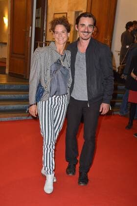 Filmpremiere FRANTZ Bibiana Beglau and Hannes Wegener Ankunft Deutschlandpremiere FRANTZ, KIno Delphi Filmpalast in Berlin am 28.09.2016