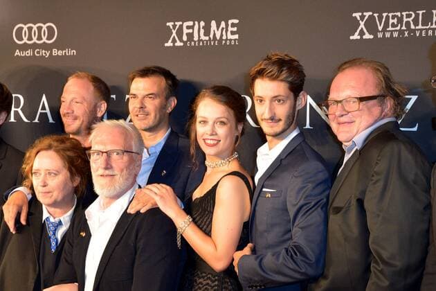 Filmpremiere FRANTZ Johann von Buelow, Francois Ozon, Marie Gruber, Ernst Stoetzner, Paula Beer, Pierre Niney, Stefan Arndt Ankunft Deutschlandpremiere FRANTZ, KIno Delphi Filmpalast in Berlin am 28.09.2016