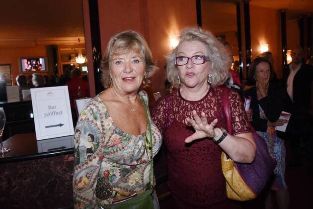 Jutta Speidel Veronika von Quast München 28.09.16 Bayerischer Hof Kleine Komödie Premiere der Dressierte Mann Komödie