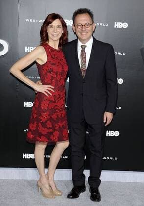 Carrie Preston & husband Michael Emerson WESTWORLD SERIES PREMIERE Hollywood Patrick Rideaux PicturePerfect