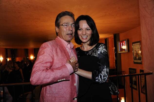 Jacques Breuer mit Ehefrau Viola Wedekind Premiere Der dressierte Mann Komödie im Bayerischen Hof Theater München 28. September 2016