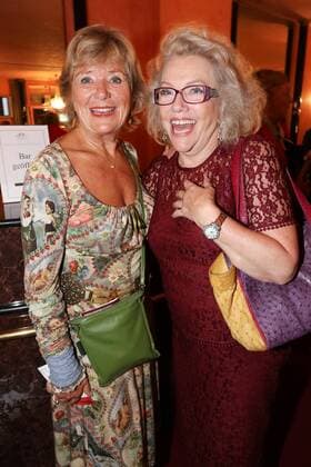 Jutta Speidel, Veronika von Quast, Theaterpremiere Der dressierte Mann in der kleinen Komödie im Bayerischen Hof am 28.09.2016