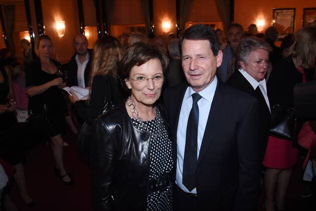 Emilia Mueller Ministerin Erich Mueller Muenchen 28.09.16 Bayerischer Hof Kleine Komoedie Premiere der Dressierte Mann Komoedie