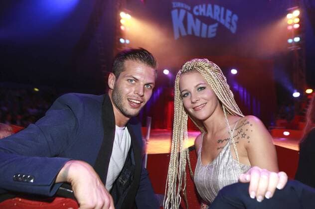 Dennis Diekmeier mit Ehefrau Dana bei der Premiere des neuen Programms vom Zirkus Charles Knie auf der Horner Rennbahn. Hamburg, 28.09.2016 Foto:xgbrcix xFuturexImage