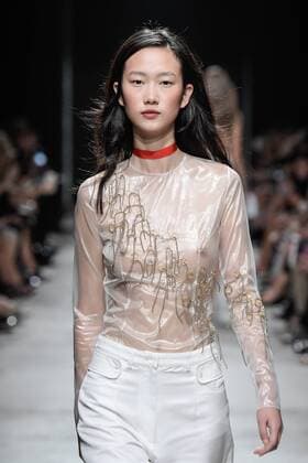 211931 Marineau Starface 2016-09-28 Paris France Paris Fashion week. Pret-a-porter printemps-ete 2017. Defile LAROCHE. Editorial use only  Copyright: xMarineaux STAR_211931_006