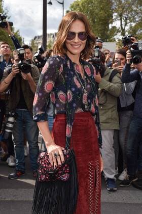 Adriana Abascal CELEBRITES : Collection Lanvin - Fashion Week de paris - Pret a porter Printemps Ete 2017 - 28 09 2016 LionelUrman Panoramic 