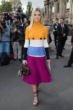 Lala Rudge CELEBRITES : Collection Lanvin - Fashion Week de paris - Pret a porter Printemps Ete 2017 - 28 09 2016 LionelUrman Panoramic 