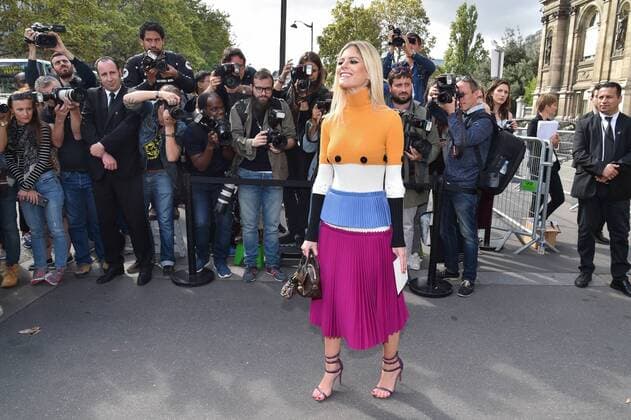 Lala Rudge CELEBRITES : Collection Lanvin - Fashion Week de paris - Pret a porter Printemps Ete 2017 - 28 09 2016 LionelUrman Panoramic 