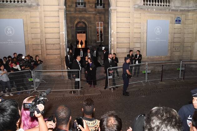 FENTY x PUMA by Rihanna show as part of the Paris Fashion Week Womenswear Spring Summer 2017 CELEBRITES : Collection PUMA by Rihanna - PUMA x Fenty - Fashion Week de paris - Pret a porter Printemps Ete 2017 - 28 09 2016 LionelUrman Panoramic 