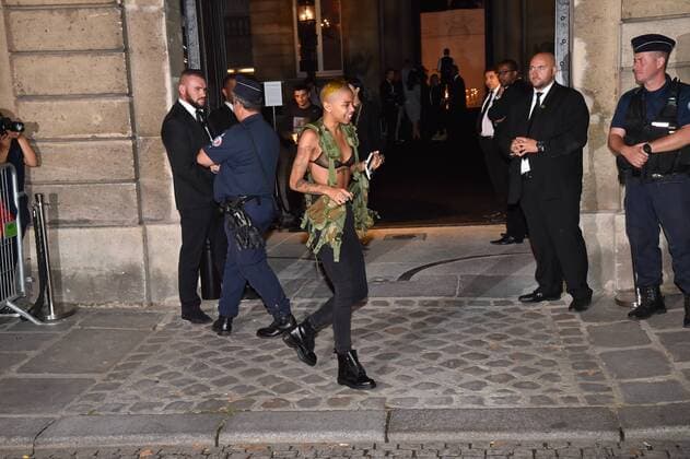 FENTY x PUMA by Rihanna show as part of the Paris Fashion Week Womenswear Spring Summer 2017 CELEBRITES : Collection PUMA by Rihanna - PUMA x Fenty - Fashion Week de paris - Pret a porter Printemps Ete 2017 - 28 09 2016 LionelUrman Panoramic 