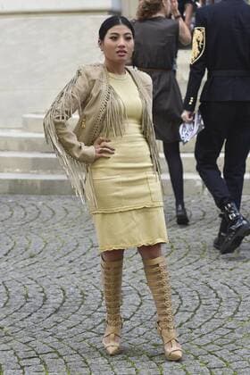 Sirivannavari Nariratana - princesse de Thailande CELEBRITES : Modenschau Balmain - Paris - 29 09 2016 JBAutissier Panoramic 