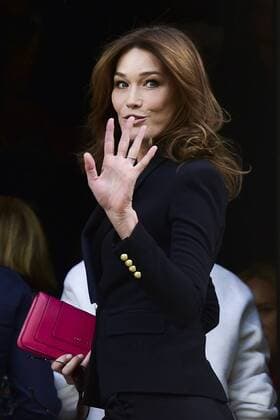 Carla Bruni Sarkozy CELEBRITES : Modenschau Balmain - Paris - 29 09 2016 JBAutissier Panoramic 
