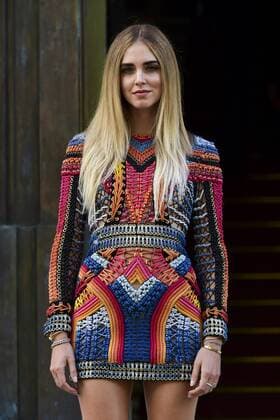 Chiara Ferragni CELEBRITES : Modenschau Balmain - Paris - 29 09 2016 JBAutissier Panoramic 