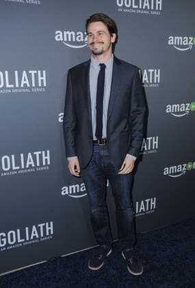 September 30, 2016 - West Hollywood, CA, United States - 30 September 2016 - West Hollywood, California. Jason Ritter. Amazon Red Carpet Premiere Screening Of Original Drama Series Goliath held at The London West Hollywood. Photo Credit: AdMedia West Hollywood United States - ZUMAa123