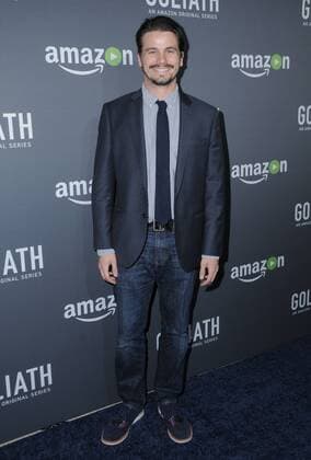September 30, 2016 - West Hollywood, CA, United States - 30 September 2016 - West Hollywood, California. Jason Ritter. Amazon Red Carpet Premiere Screening Of Original Drama Series Goliath held at The London West Hollywood. Photo Credit: AdMedia West Hollywood United States - ZUMAa123