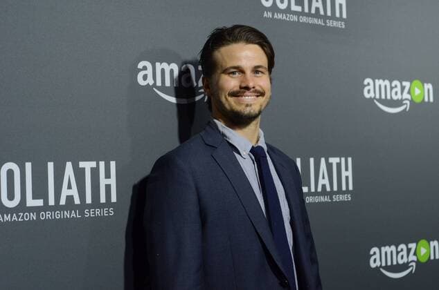 September 30, 2016 - West Hollywood, CA, United States - 30 September 2016 - West Hollywood, California. Jason Ritter. Amazon Red Carpet Premiere Screening Of Original Drama Series Goliath held at The London West Hollywood. Photo Credit: AdMedia West Hollywood United States - ZUMAa123