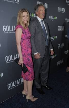 September 30, 2016 - West Hollywood, CA, United States - 30 September 2016 - West Hollywood, California. Michelle Pfeiffer, David E. Kelley. Amazon Red Carpet Premiere Screening Of Original Drama Series Goliath held at The London West Hollywood. Photo Credit: AdMedia West Hollywood United States - ZUMAa123