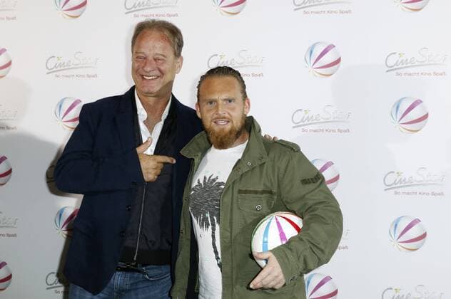 Tom Gerhardt und Axel Stein bei der Premiere des Sat.1 Fernsehfilms Volltreffer im Kino Cinestar. Dortmund, 29.09.2016 Foto:xgbrcix xFuturexImage