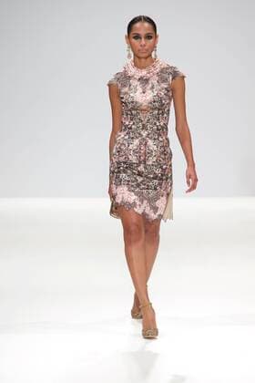 September 30, 2016 - London, United Kingdom - A model walks the runway at the Rocky Star show during London Fashion Week Spring Summer collections 2017 on September 16, 2016 in London, United Kingdom. London United Kingdom  - ZUMAn230