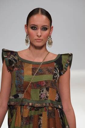 September 30, 2016 - London, United Kingdom - A model walks the runway at the Rocky Star show during London Fashion Week Spring Summer collections 2017 on September 16, 2016 in London, United Kingdom. London United Kingdom  - ZUMAn230