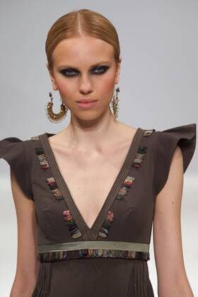 September 30, 2016 - London, United Kingdom - A model walks the runway at the Rocky Star show during London Fashion Week Spring Summer collections 2017 on September 16, 2016 in London, United Kingdom. London United Kingdom  - ZUMAn230