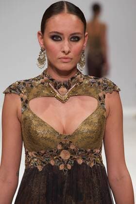 London Fashion Week - Rocky Star Modenschau September 30, 2016 - London, United Kingdom - A model walks the runway at the Rocky Star show during London Fashion Week Spring Summer collections 2017 on September 16, 2016 in London, United Kingdom. London United Kingdom  - ZUMAn230