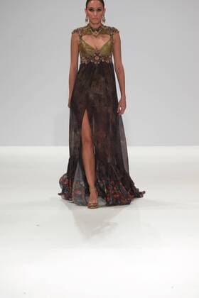 September 30, 2016 - London, United Kingdom - A model walks the runway at the Rocky Star show during London Fashion Week Spring Summer collections 2017 on September 16, 2016 in London, United Kingdom. London United Kingdom  - ZUMAn230