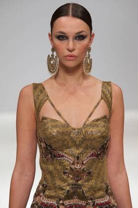 September 30, 2016 - London, United Kingdom - A model walks the runway at the Rocky Star show during London Fashion Week Spring Summer collections 2017 on September 16, 2016 in London, United Kingdom. London United Kingdom  - ZUMAn230