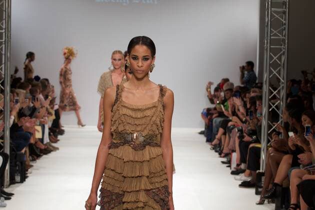 September 30, 2016 - London, United Kingdom - A model walks the runway at the Rocky Star show during London Fashion Week Spring Summer collections 2017 on September 16, 2016 in London, United Kingdom. London United Kingdom  - ZUMAn230